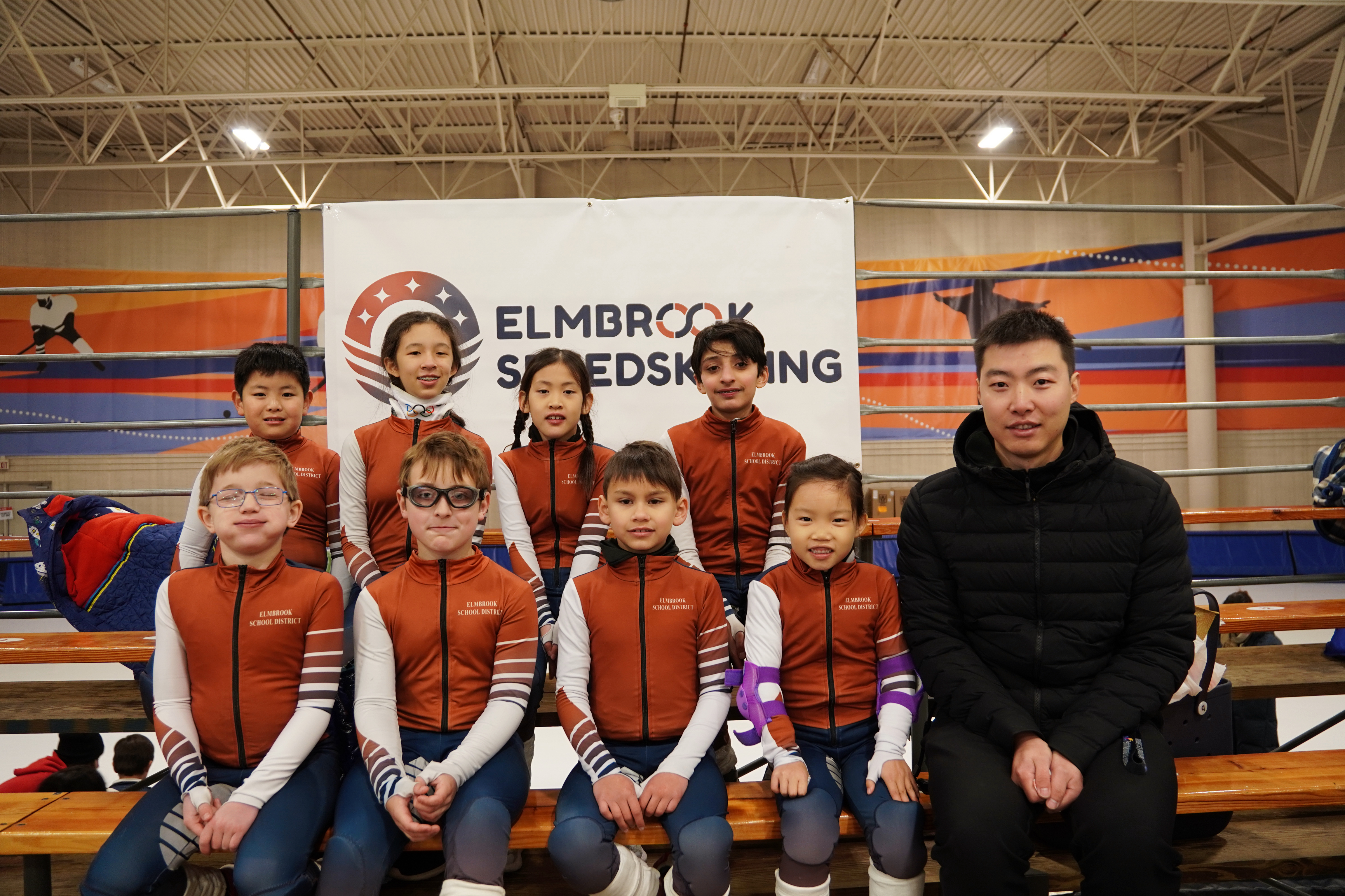 Elmbrook Speedskaters at 2023 Great Lakes Competition